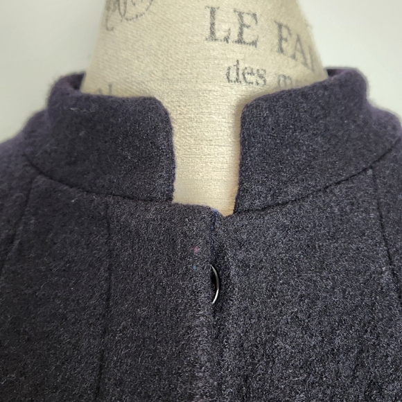 Blue Sky Tailored Wool Overcoat Plus Size - Picture 4 of 16